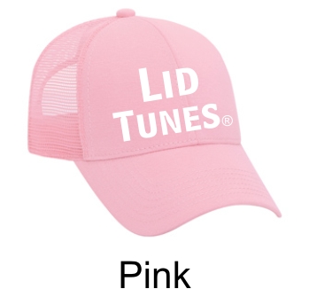 Lid Tunes Mesh Back Pink Cap